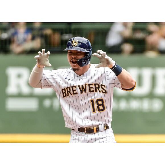 Keston Hiura Signed OMLB Baseball Brewers Top Prospect Infielder All Star - Picture 5 of 10